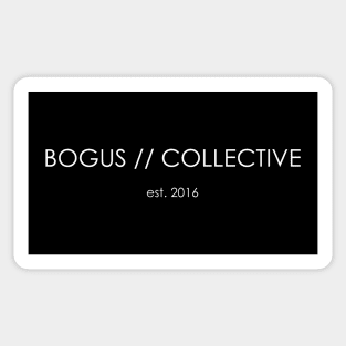 BOGUS // COLLECTIVE header 2 Sticker